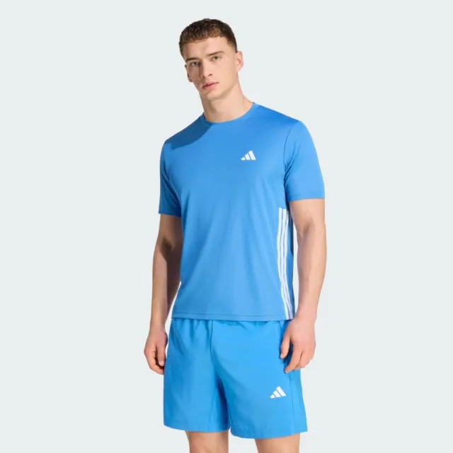 【adidas 愛迪達】運動 休閒 短袖 T恤 男上衣 WE BAS 3S T(KD0714)