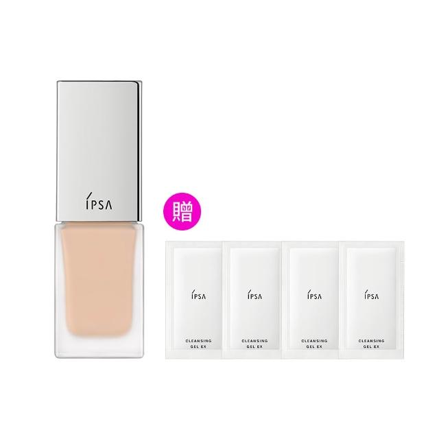 【IPSA 茵芙莎】官方直營 輕裸精華粉底組 粉底/底妝/粉底液/持妝/控油(輕裸水光粉底液 25ml)