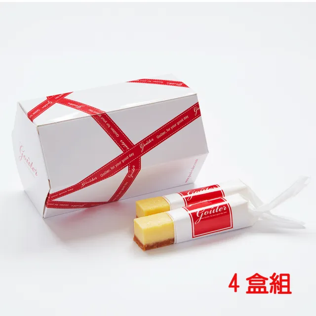 【Gouter 雅培米堤】超起士12入裝  4盒組(｜起士蛋糕｜乳酪蛋糕｜起士條｜起司條｜下午茶｜點心※不附提袋)
