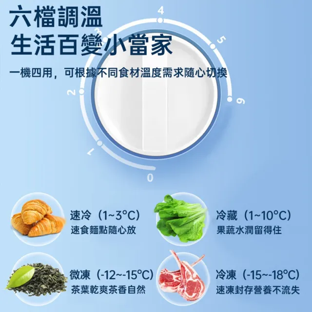 Lexiang樂享 110V冷凍櫃 BC-58L 臥式冰櫃 冷凍冷藏櫃 小型家用大容量冰箱 商用急凍櫃 一年保固