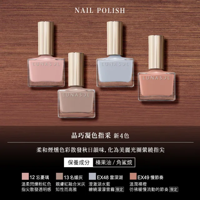 即期品【Kanebo 佳麗寶】LUNASOL 晶巧凝色指采 12mL
