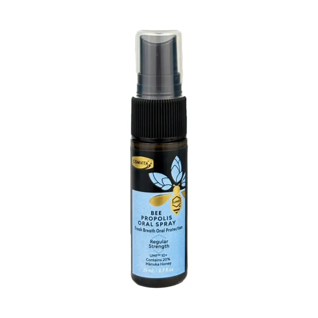 【Comvita 康維他】紐西蘭無酒精蜂膠噴霧 標準型20ml(潤澤 口氣清爽 UMF10+麥蘆卡蜂蜜)