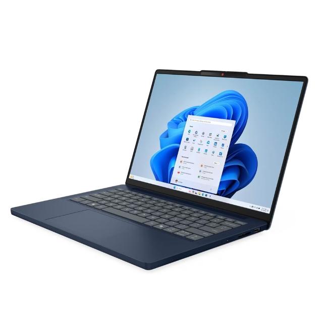 【Lenovo】特仕版14吋輕薄筆電(IdeaPad Slim 3 83K90011TW/R7-8840HS/8G+8G/512G SSD/W11/藍)