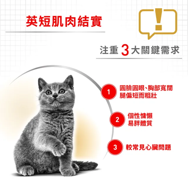 【ROYAL 法國皇家】英國短毛成貓專用飼料 BS34 2KG(貓乾糧)