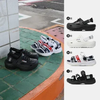 【FILA】涼拖鞋 男鞋 女鞋 多色 厚底 魔鬼氈(4-S348Y系列_4-S324Z系列)