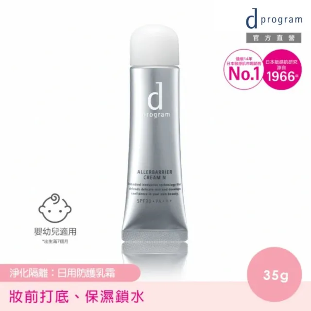 【d program 敏感話題】淨化隔離防護霜(35g/敏弱肌/敏感肌)