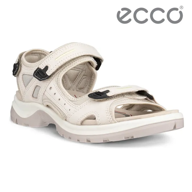 【ecco】OFFROAD 越野亮彩戶外運動涼鞋 女鞋(石灰色 06956301378)