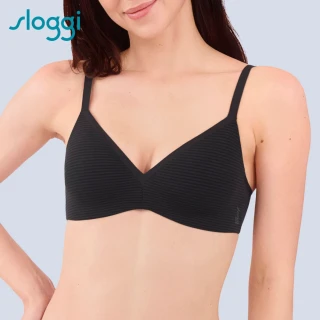 【sloggi】ZERO FEEL AIR 零感透氣系列 美型無痕內衣(經典黑)