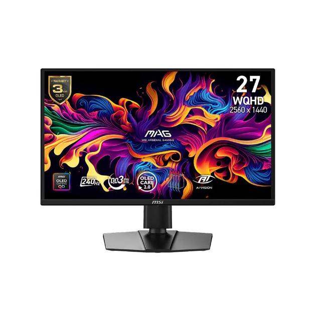 【MSI 微星】MAG 272QP QD-OLED X24 27型 240Hz 電競螢幕-0.03ms/QD-OLED