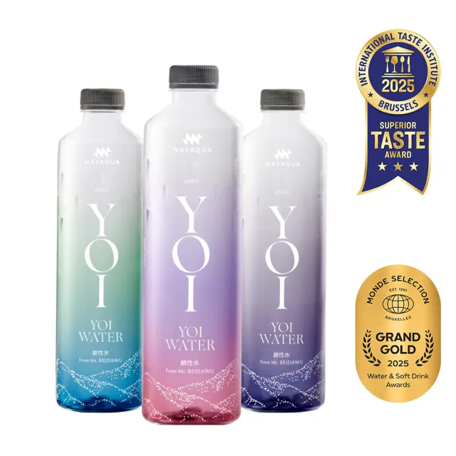 【NAYAQUA 耐雅格生技】YOI WATER 鹼性水 600mlx2箱(共48入；官方直營)