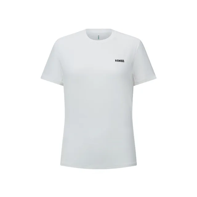 【K-SWISS】運動T恤 SHIRTKC7522WFTS52 吸濕排汗 女上衣 白色 1911665-101