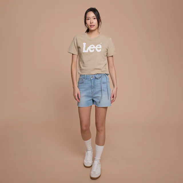 【Lee】女裝 短袖T恤 / 短版 LOGO印花 共3色 季節性版型 / LB602054124 LB602054K11 LB602054K14