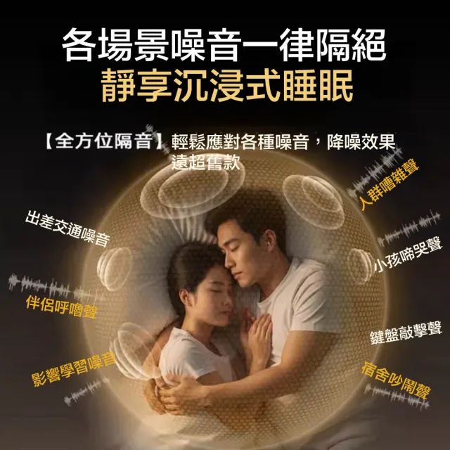 【Mass】隔音耳塞10入(5對) 睡眠降噪耳塞 柔軟護耳設計 舒適配戴設計 睡眠學習適用 附收納盒
