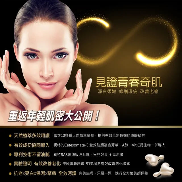 【PALMER’S 帕瑪氏】全效修護駐顏時空膠囊0.35gx50顆x4(名媛愛用推薦)