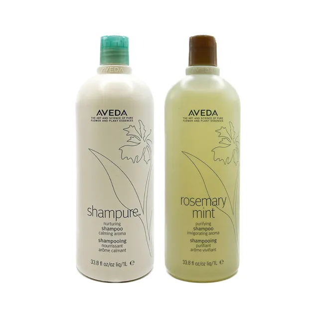 【AVEDA】洗髮精 1000ml(純香/迷迭薄荷/國際航空版)