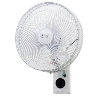 【LAPOLO】14吋遙控壁掛循環扇(LA-5022)室內空氣對流 租屋族必備 自動擺頭 定時 渦輪送風 壁扇