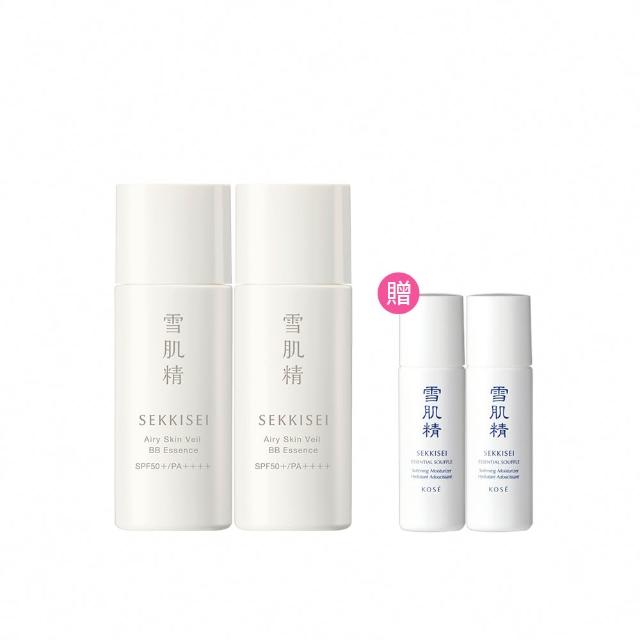 【KOSE 高絲】雪肌精漾活舒敏空氣薄紗BB精華30mL 二入組(2色可選)