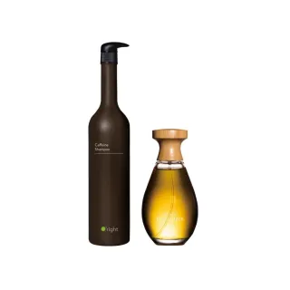 【O’right 歐萊德】世界冠軍洗髮養護組-咖啡因(咖啡因養髮液100ml+咖啡因洗髮精1000ml)