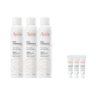 【Avene 雅漾】官方直營 舒護活泉水300mlx3入(保濕化妝水/妝前噴霧)_母親節送禮組