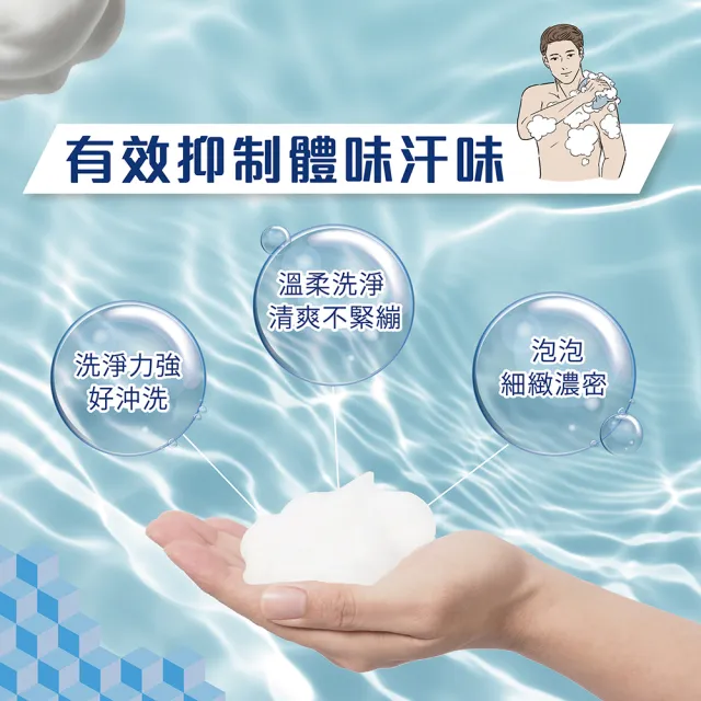 【ULOS】機能淨味沐浴乳500mL x 2瓶 李雅英代言(新包裝 去味 抑制異味)