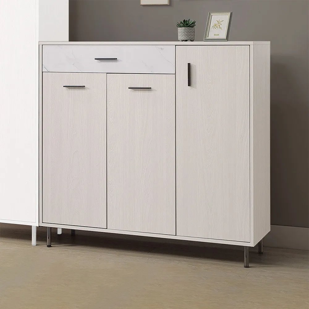 【Hampton 漢汀堡】卡倫斯4尺鞋櫃(鞋櫃/櫃子/置物櫃/4尺鞋櫃)