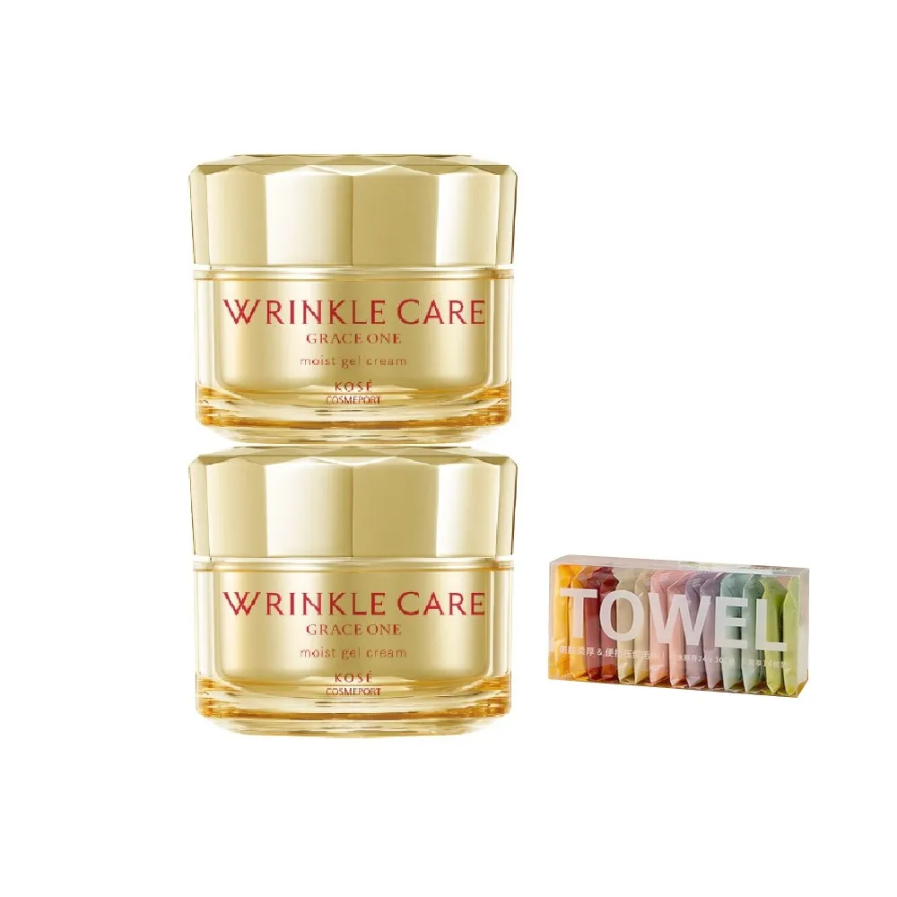 【KOSE 極上活妍】凍齡撫紋抗皺凝霜100g 2入組(第一代抗皺小金瓶/保濕面霜/修護霜/母親節送禮)