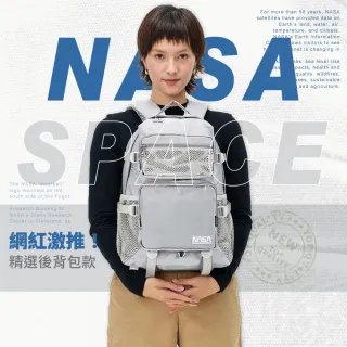 【NASA SPACE】買一送一 買包送潮流老帽│美國太空旅人 多用途 旅行雙肩後背包 健行包 電腦包(多款)