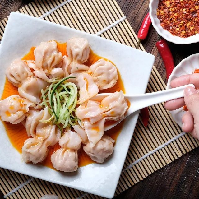 【朱記餡餅粥】鮮蝦抄手(340g)*10盒(含運)