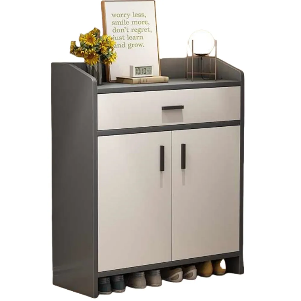 【YouPin】鞋櫃90*30*80家用門口入戶玄關櫃一體樓道外靠墻大容量儲物櫃(鞋櫃/玄關櫃/儲物櫃)