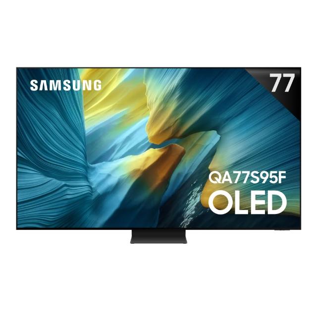 【Samsung 三星】77型 4K OLED AI智慧顯示器 77S95F 壁掛安裝(QA77S95FAXXZW)