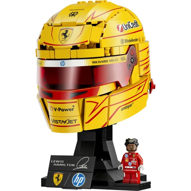 【LEGO 樂高】Editions Ferrari 法拉利 頭盔2入組 (43014 Leclerc & 43022 Hamilton)