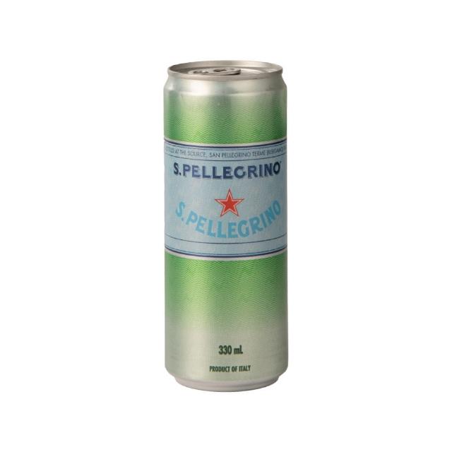 【聖沛黎洛】天然氣泡礦泉水330mlx24入/箱(進口氣泡水/官方直營)