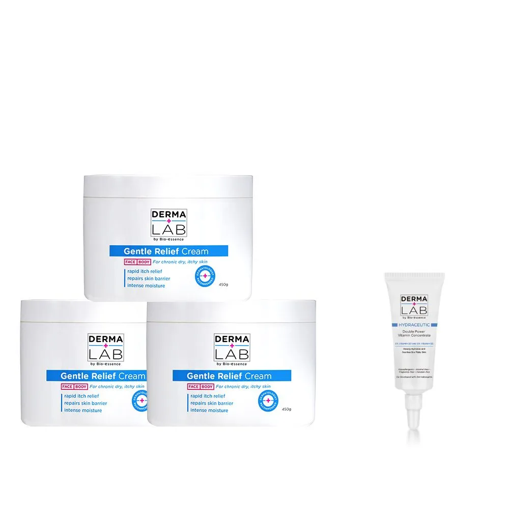 【DermaLab 德美醫研】德美醫研長效舒敏保濕乳霜450g(3入組)