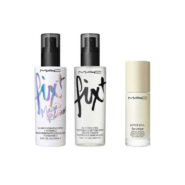 【M.A.C】全新超持妝噴霧全效組(FIX+ 超持妝全能定妝噴霧100ML/FIX+ 超持妝全能定妝噴霧精華版100ml)