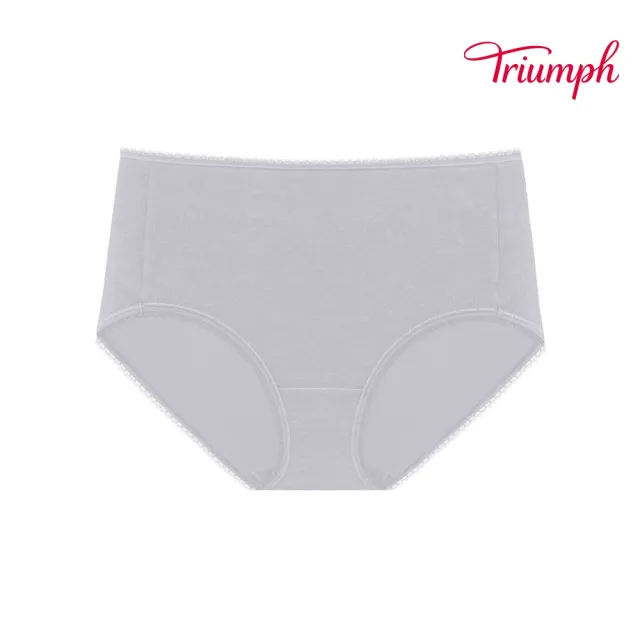 【Triumph 黛安芬】智能恆溫系列 高腰三角內褲 M-EEL(柔羽灰)