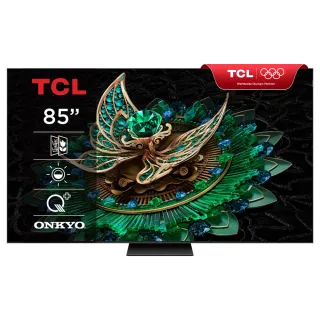 【TCL】家電快配★85型 4K QD Mini LED 120Hz Google TV 量子智能連網液晶顯示器-基本安裝(85C765)