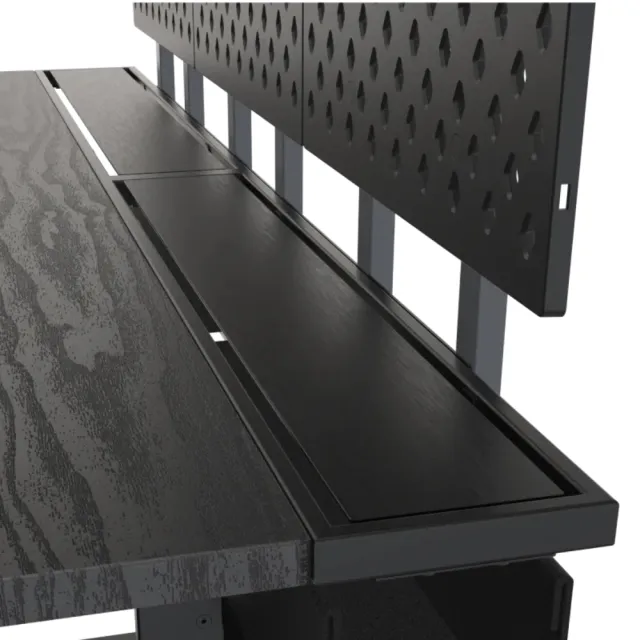 【Dezctop】Bifrost Elite 120 三節式電動升降桌 120x70cm-附洞洞板組 含運送到府 (電腦桌/電競桌/辦公桌)