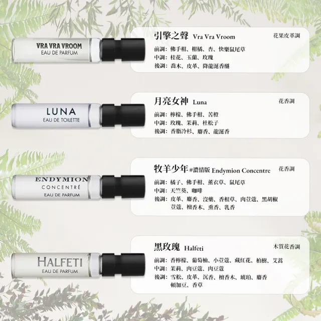 【PENHALIGON’S 潘海利根】香氛圖書館噴頭小香 2ml*8