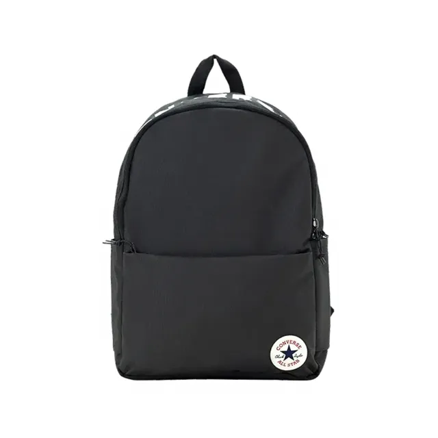 【CONVERSE】Contrast Logo 中性 通勤 簡約 黑色 後背包 UA5985-023