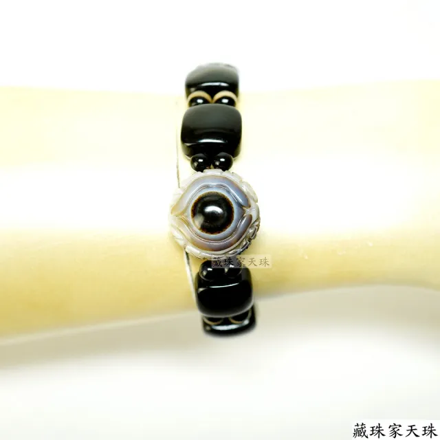 【藏珠家】精品20mm財咒天眼天珠手鍊