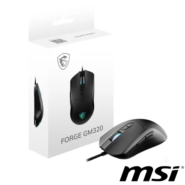 【MSI 微星】電競組★FORGE GK320 RED TC 電競鍵盤+GM320滑鼠+GD72電競鼠墊