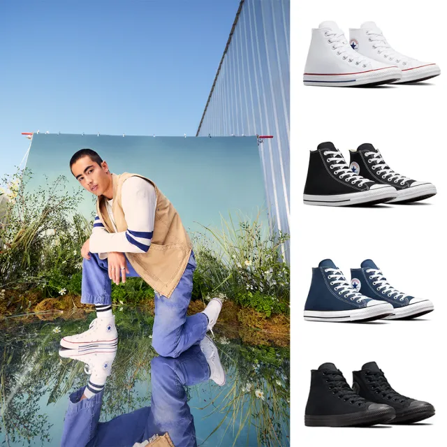 【CONVERSE】CTAS ALL STAR 休閒鞋 高筒 帆布鞋 男鞋 女鞋 白 黑 藍(M7650C M9160C M9622C)