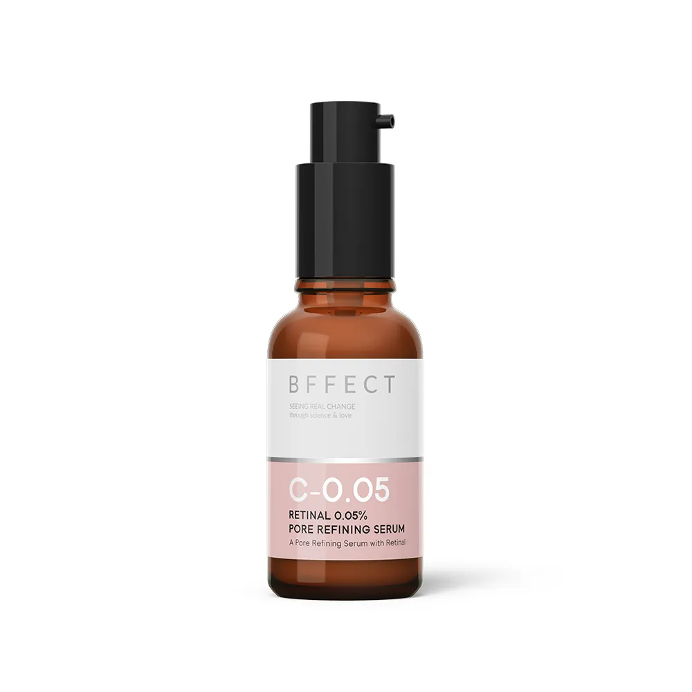 【BFFECT】0.05%維他命A醛毛孔緊緻精華 30ml(柔膚瓶/抗老)