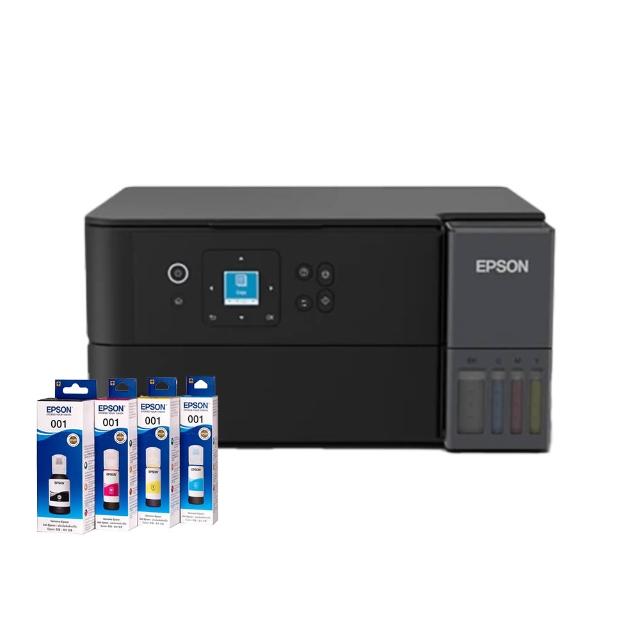 【EPSON】官方直營 搭1組T03Y原廠1黑3彩墨水★L4360 高速三合一Wi-Fi智慧遙控連續供墨複合機