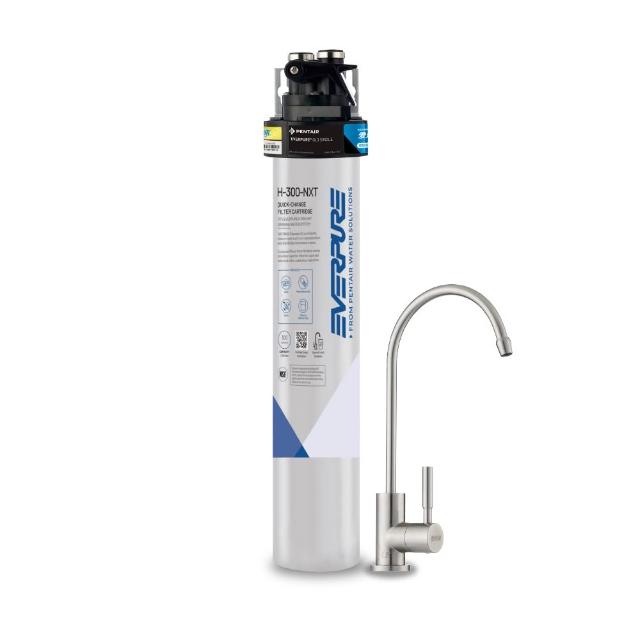 【EVERPURE 愛惠浦】櫥下型 PURVIVE-H300NXT生飲淨水器(升級不鏽鋼龍頭)