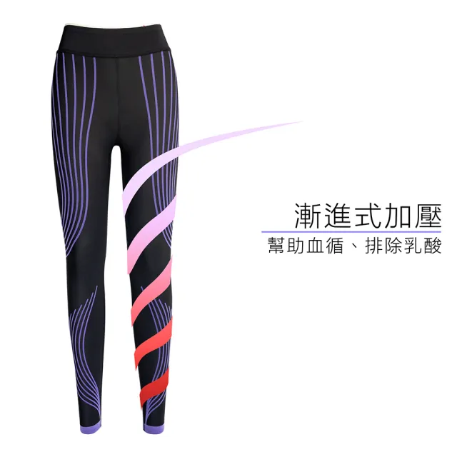 【A-MYZONE】女款水陸兩用 顯瘦美腿褲 無痕加壓壓力褲 韻律褲 防曬泳褲(瑜伽/慢跑/高強度運動/游泳/潛水)