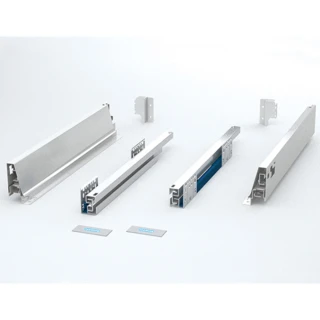 【MIDUOLI 米多里】RK135G 碳鋼烤銀灰 JAS 緩衝鋁抽