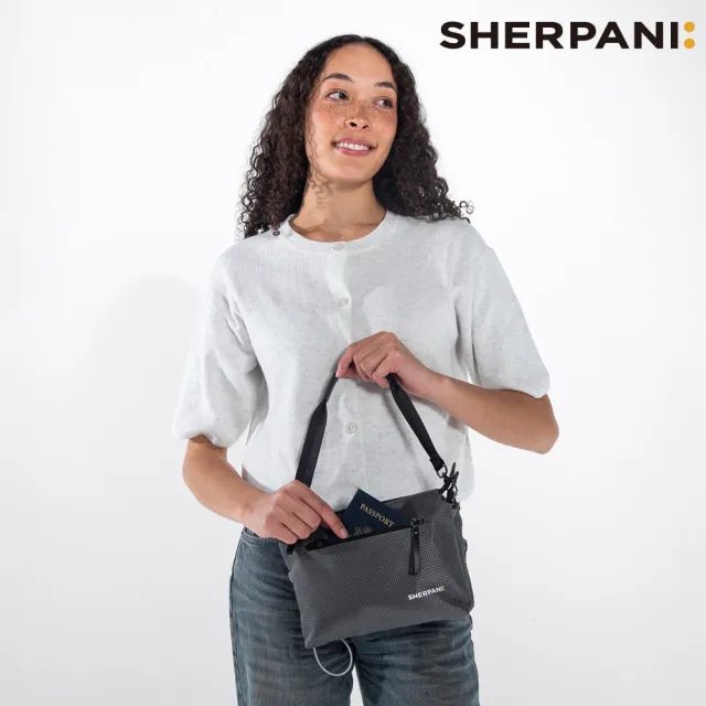 【Sherpani】雙11 RFID 防盜多功能斜背包 26I Mei AT 4L｜石灰 (RFID屏蔽 側背包)