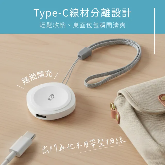 【KINYO】雙協議手錶磁吸充電器 無線充電盤 (三星手錶/蘋果手錶/蘋果耳機 KWL-1610)