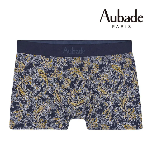 【Aubade】長版頂級舒棉莫代爾 彈性四角男褲 法國進口 平口褲(多款-2421.3.4.5.6.7)